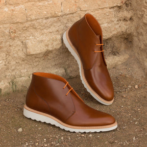 Unique Handcrafted Brown Spring Chukka