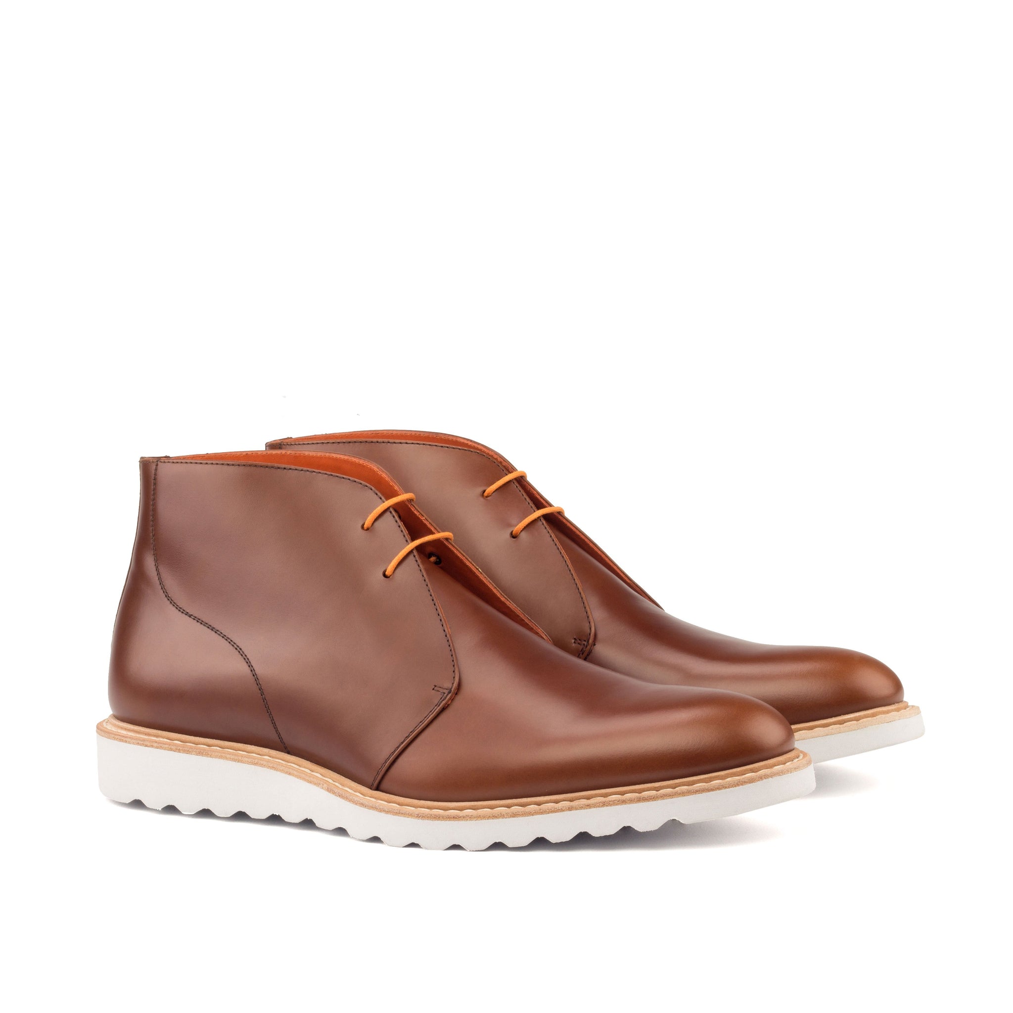 Unique Handcrafted Brown Spring Chukka