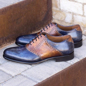 Unique Handcrafted Casual Derby - PAPIRO Patina [1] or MARBLE Patina [2]
