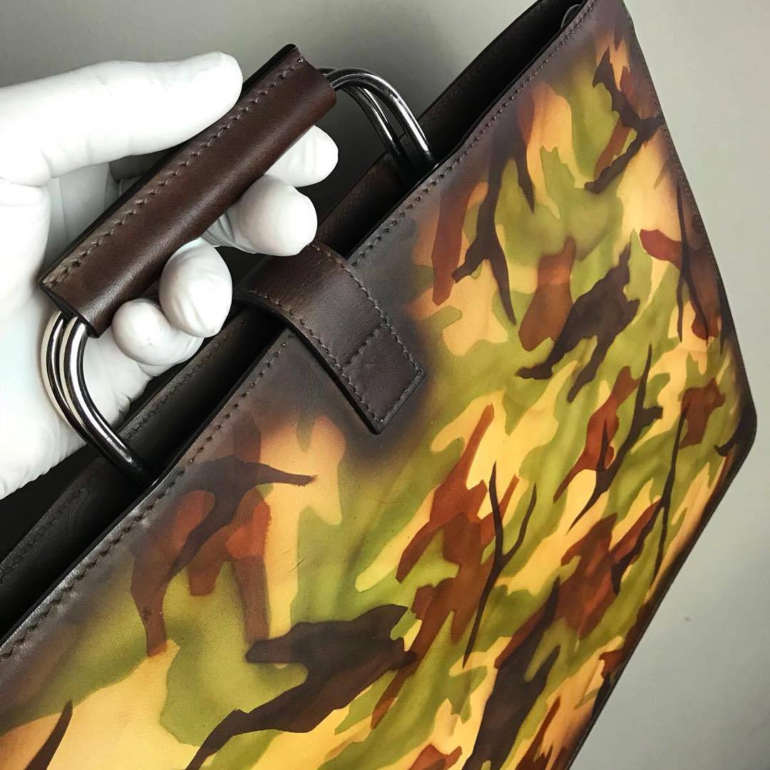 ~the SATCHEL ~ Beautiful Unique Handcrafted & Hand-Painted Patina